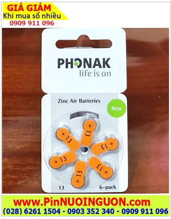 Pin máy trợ thính PHONAK PR48, A13 - Pin máy điếc PR48, A13 chính hãng Xuất Xứ Đức (Germany)